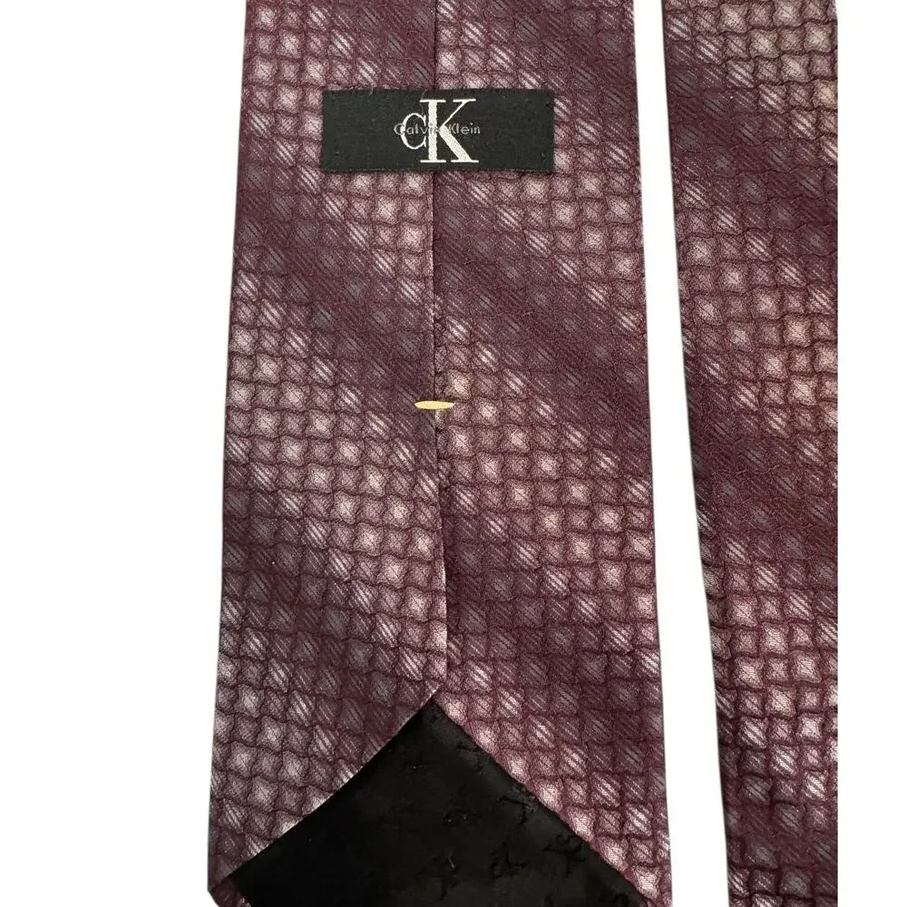 CALVIN KLEIN & GINO POMPELI Set of 2 Men's Work Attire Ties